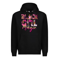 Black black girl magic Premium Hoodie - NancyCooperArtShop
