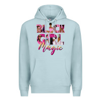 Blue Mist black girl magic Premium Hoodie - NancyCooperArtShop