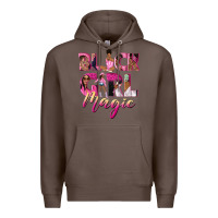 Coffee black girl magic Premium Hoodie - NancyCooperArtShop
