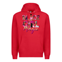 Red black girl magic Premium Hoodie - NancyCooperArtShop