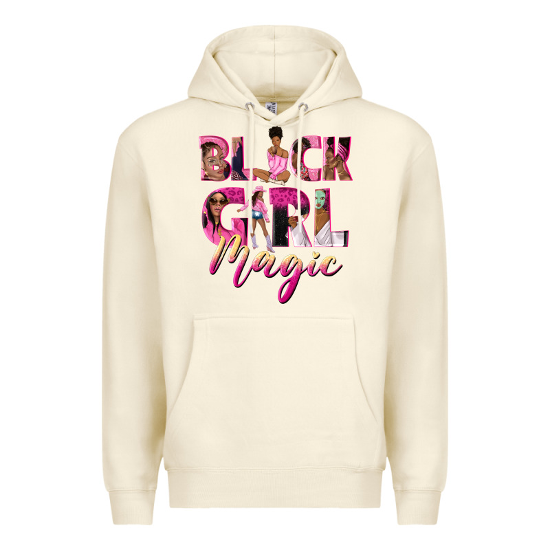 Black Girl Magic Premium Hoodie by NancyCooperArtShop | Teevron