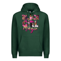 Sports Green black girl magic Premium Hoodie - NancyCooperArtShop