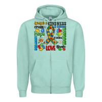 Seafoam autism awareness Zipper Hoodie - JahusDesignShop