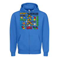 True Royal autism awareness Zipper Hoodie - JahusDesignShop