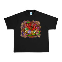 Black Mardi gras king cake crawfish Urban Heavy Tee - RanaPortraitStore