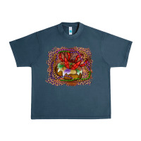 Midnight Navy Mardi gras king cake crawfish Urban Heavy Tee - RanaPortraitStore