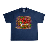 Navy Mardi gras king cake crawfish Urban Heavy Tee - RanaPortraitStore