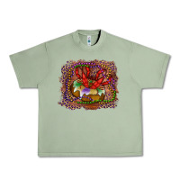 Oil Green Mardi gras king cake crawfish Urban Heavy Tee - RanaPortraitStore