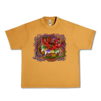 Peanut Butter Mardi gras king cake crawfish Urban Heavy Tee - RanaPortraitStore