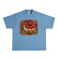 Pebble Blue Mardi gras king cake crawfish Urban Heavy Tee - RanaPortraitStore
