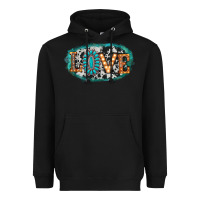 Black love western Heavyweight Hoodie - AdoDesignShop