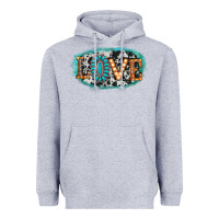 Heather Grey love western Heavyweight Hoodie - AdoDesignShop