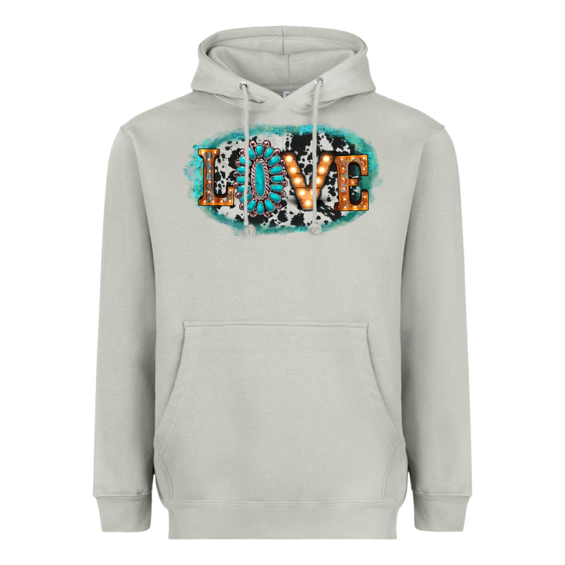 Love Western Heavyweight Hoodie by AdoDesignShop | Teevron
