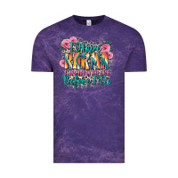 Cloud Purple i hope karma slaps you in the face before i do Vintage Tee - Zillion Design Studio