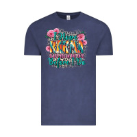 Vintage Denim i hope karma slaps you in the face before i do Vintage Tee - Zillion Design Studio