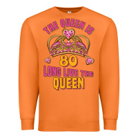 Carrot the queen is 80 long live the queen Premium Sweatshirt - Jasminsmagicworld