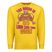 Lemon the queen is 80 long live the queen Premium Sweatshirt - Jasminsmagicworld