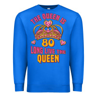 True Royal the queen is 80 long live the queen Premium Sweatshirt - Jasminsmagicworld