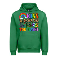 Emerald kiss whoever the fuck you want Urban Hoodie - LillyAllenDesigns