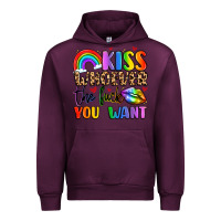 Mauve Wine kiss whoever the fuck you want Urban Hoodie - LillyAllenDesigns