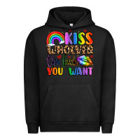 Pigment Black kiss whoever the fuck you want Urban Hoodie - LillyAllenDesigns