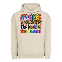 Pigment French Oak kiss whoever the fuck you want Urban Hoodie - LillyAllenDesigns