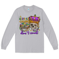 Moon Dust king cake calories don't count skull Long Sleeve Tee - FaDigitalArtStudio