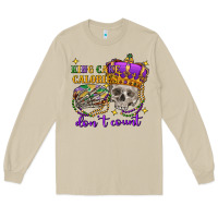 Mushroom king cake calories don't count skull Long Sleeve Tee - FaDigitalArtStudio