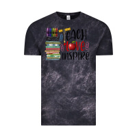 Cloud Black teach love inspire Vintage Tee - BarkalooDesign