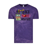 Cloud Purple teach love inspire Vintage Tee - BarkalooDesign