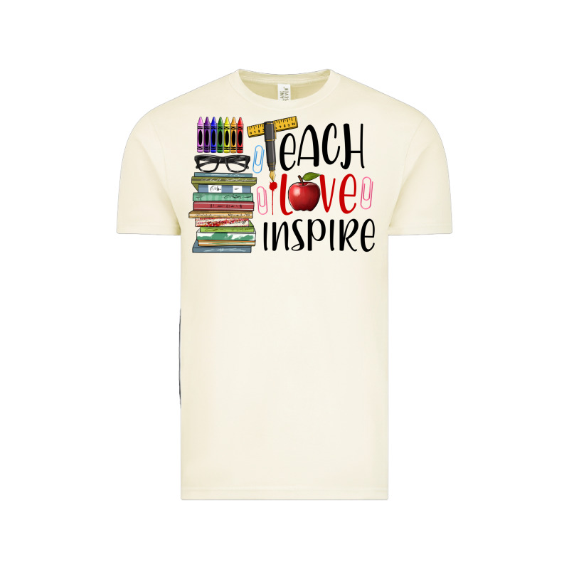 Teach Love Inspire Vintage Tee by BarkalooDesign | Teevron