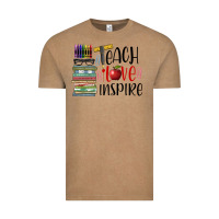 Vintage Coffee teach love inspire Vintage Tee - BarkalooDesign
