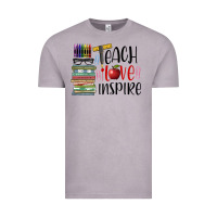 Vintage Zinc teach love inspire Vintage Tee - BarkalooDesign