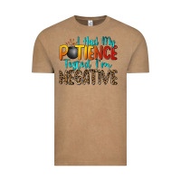 Vintage Coffee i had my patience tested i'm negative Vintage Tee - Zillion Design Studio