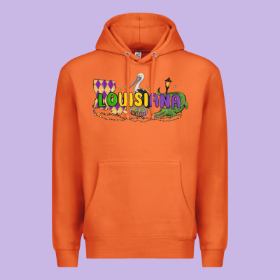 Louisiana Mardi Gras Premium Hoodie Designed By Maliassmallbusiness