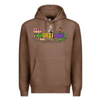 Chestnut louisiana mardi gras Premium Hoodie - MaliasSmallBusiness