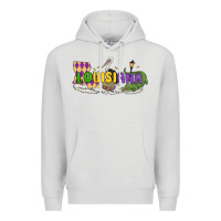 Dove Grey louisiana mardi gras Premium Hoodie - MaliasSmallBusiness