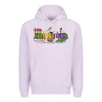 Lilac louisiana mardi gras Premium Hoodie - MaliasSmallBusiness