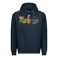 Navy louisiana mardi gras Premium Hoodie - MaliasSmallBusiness
