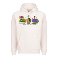 Pale Pink louisiana mardi gras Premium Hoodie - MaliasSmallBusiness