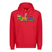 Red louisiana mardi gras Premium Hoodie - MaliasSmallBusiness