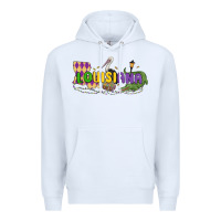 White louisiana mardi gras Premium Hoodie - MaliasSmallBusiness