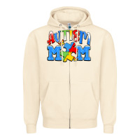 Sandshell autism mom Zipper Hoodie - JahusDesignShop