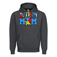 Smoke autism mom Zipper Hoodie - JahusDesignShop