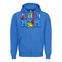 True Royal autism mom Zipper Hoodie - JahusDesignShop
