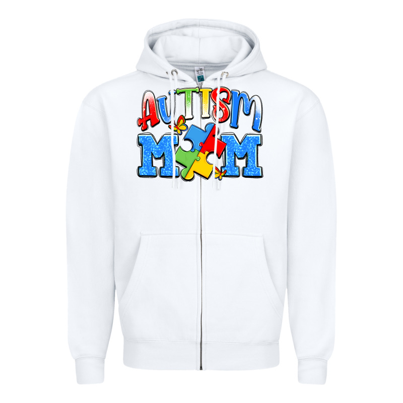 Autism Mom Zipper Hoodie by JahusDesignShop | Teevron