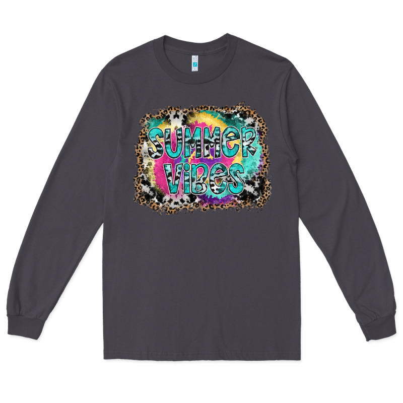 Summer Vibes Long Sleeve Tee by SublimationCraftShop | Teevron