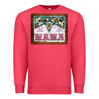 Cardinal western bull skull mama mousepad Premium Sweatshirt - BarkalooDesign