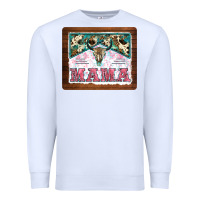 White western bull skull mama mousepad Premium Sweatshirt - BarkalooDesign