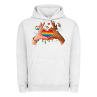 Pigment Lunar Rock lgbtq pride hands Urban Hoodie - LillyAllenDesigns